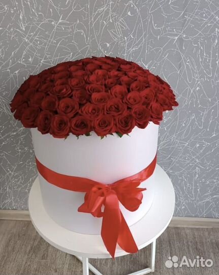 Крупные розы 70 см