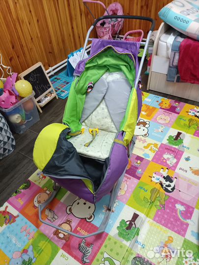 Детские санки коляска