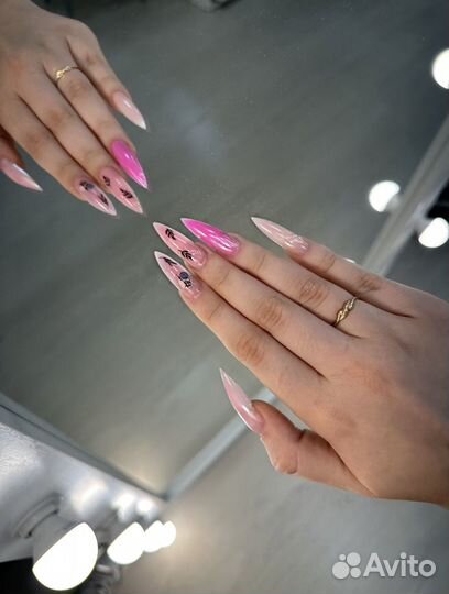 Модель на наращивание ногтей бесплатно