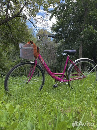 Велосипед городской Stels с корзинкой