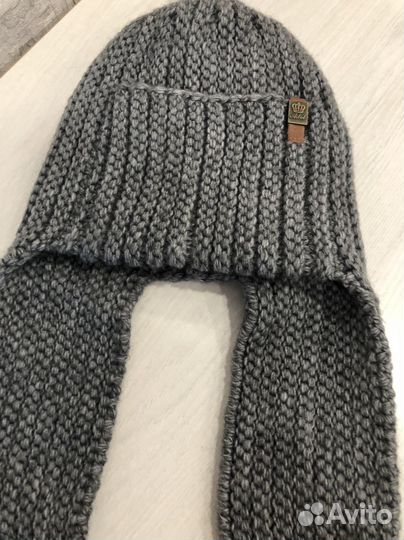 Шапка зимняя женская вязанная