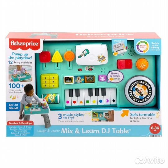 Музыкальный детский стол Fisher-Price Mix & Learn