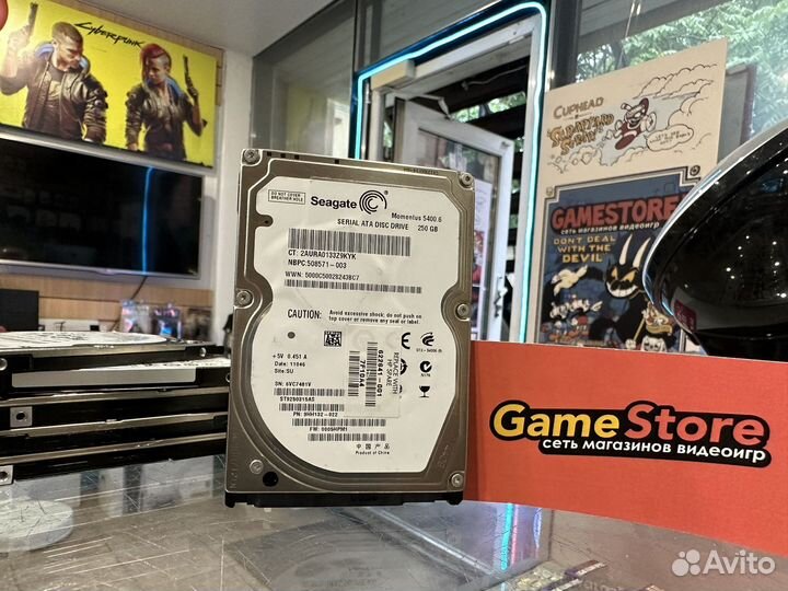 Жесткий диск 250GB Для PS3 / PS4 / PC