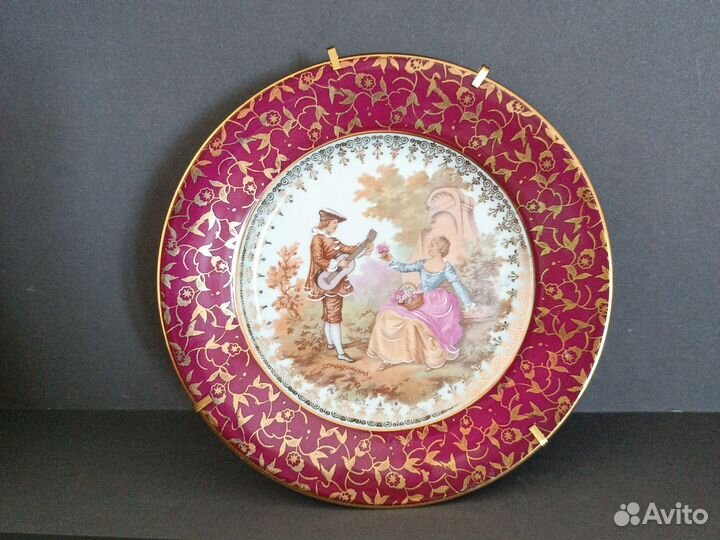 Тарелка фарфоровая Limoges Франция