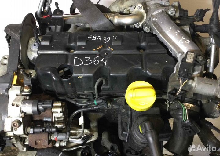 Двигатель Renault Megane F9q804 1.9 дизель 2006