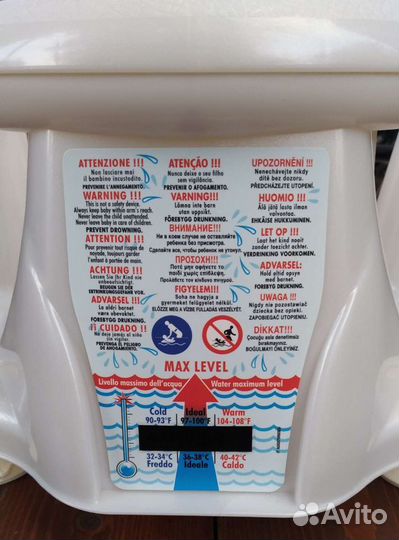 Детский стульчик в ванну на присосках