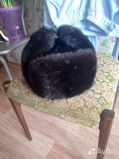 Норковая шапка мужская