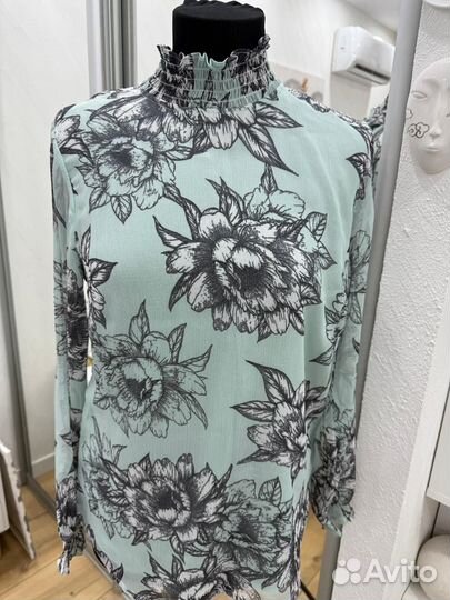 Шифоновая блузка денскся 44 46
