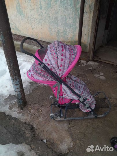 Коляска санки