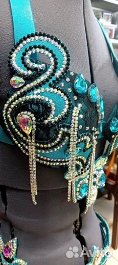 Костюм для восточного танца (лиф и пояс)