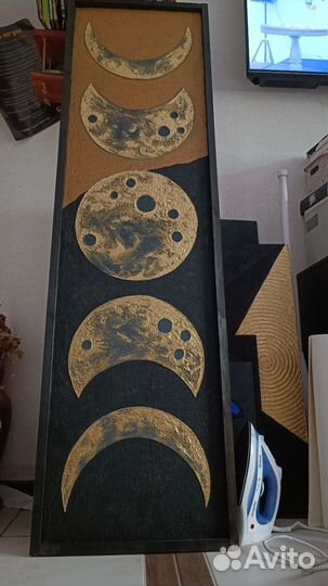 Интерьерная картина большая современное искусство