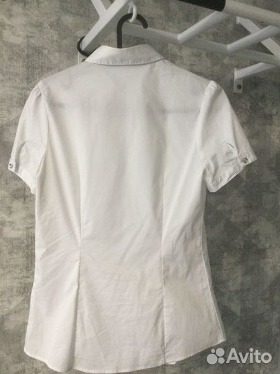 Button blue блузка 164