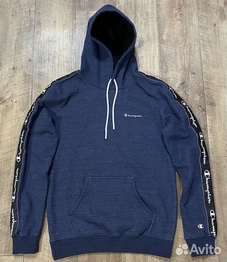 Новое утеплённое худи Champion с лентами размер S