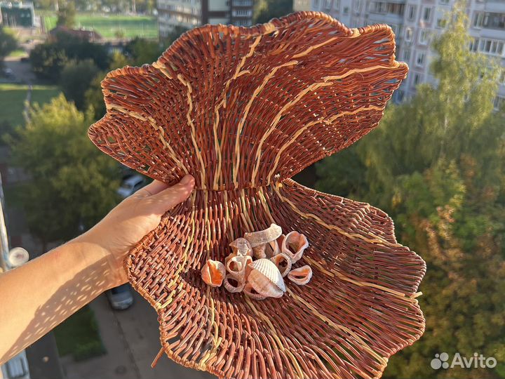 Корзина для хранения ракушка