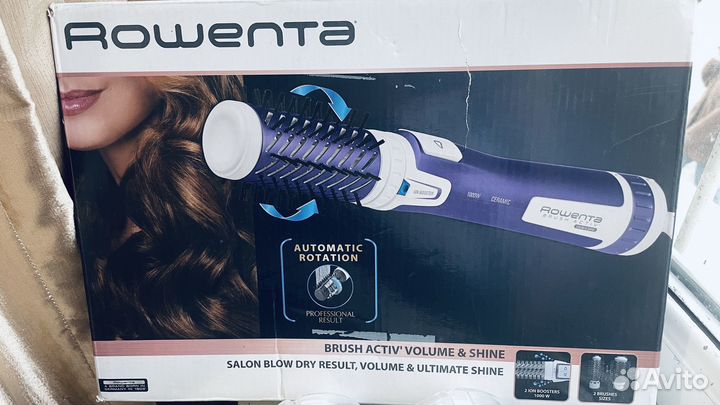 Фен щетка rowenta
