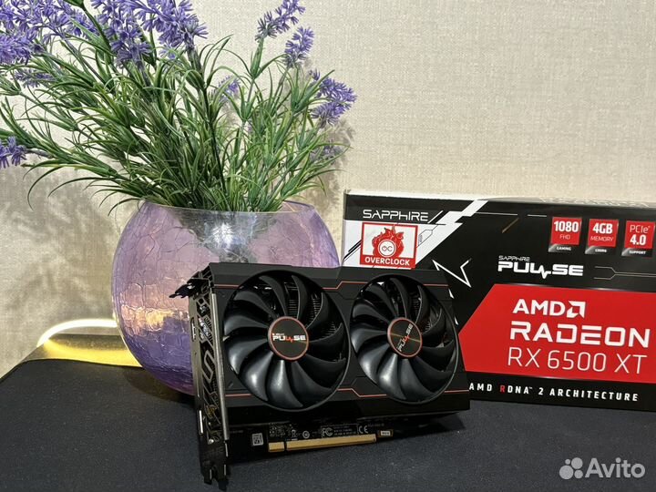 Видеокарта Sapphire AMD Radeon RX 6500 XT pulse OC
