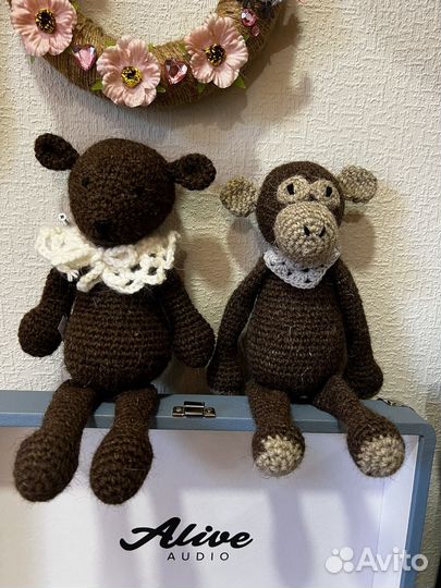 Зверушки волшебные, шерсть 100, ручная работа