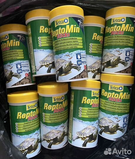 Корм для черепах ReptoMin Sticks 250мл/60гр