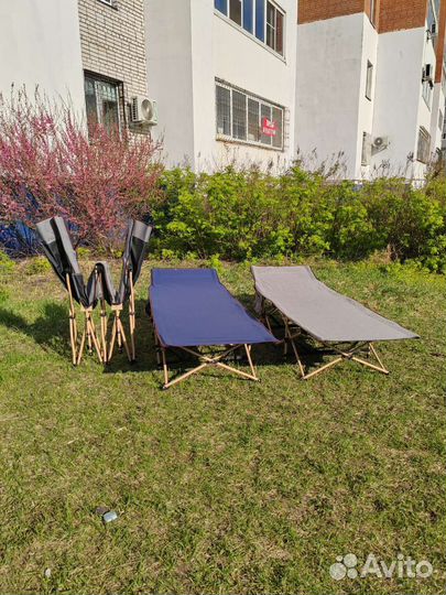 Раскладушка туристическая складная гармошка 190х70