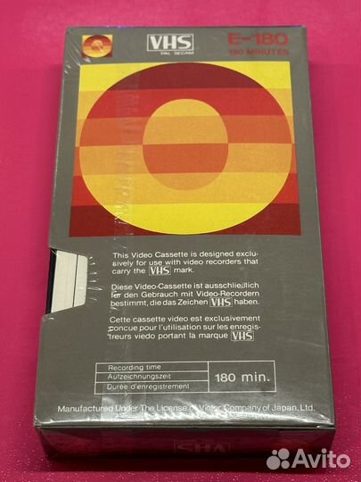 Видеокассета Orchid E-180 VHS