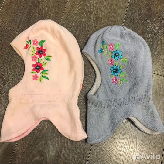 Шапка шлем для девочки 52 54