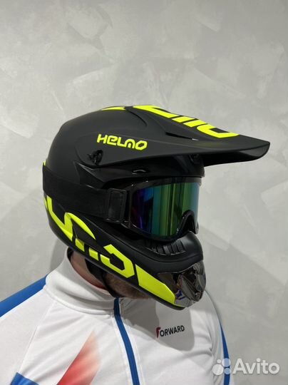 Мотошлем кроссовый