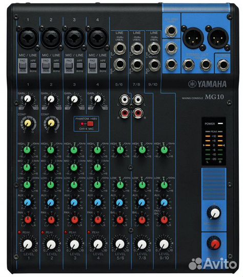 Микшерный пульт yamaha MG10
