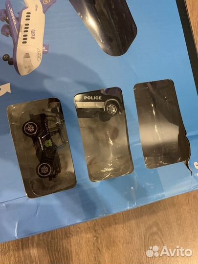 Набор игровой Mobicaro полицейская паркова самолет