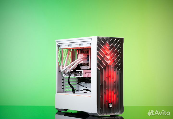 Игровой пк chaotic device217 RTX 4060Ti 8GB NEW Ryzen 5 7500F Phanteks magniumgear NEO Air 2 White