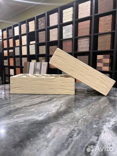 Керамический кирпич пшеничное лето рустик Керма