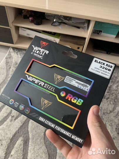 Patriot viper steel rgb 2x16 3600MHz