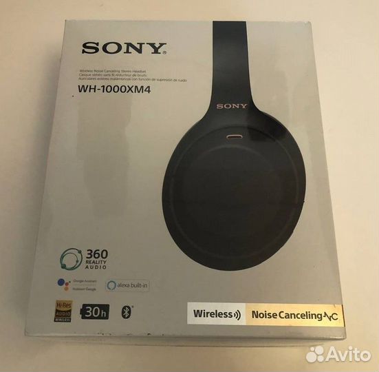 Оригинал Sony WH-1000XM4 Black