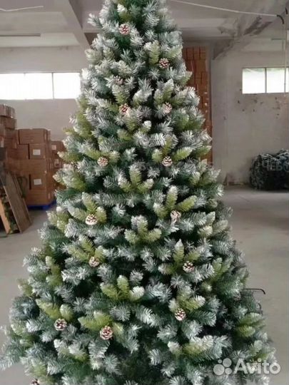 Елка искусственная с шишками новая