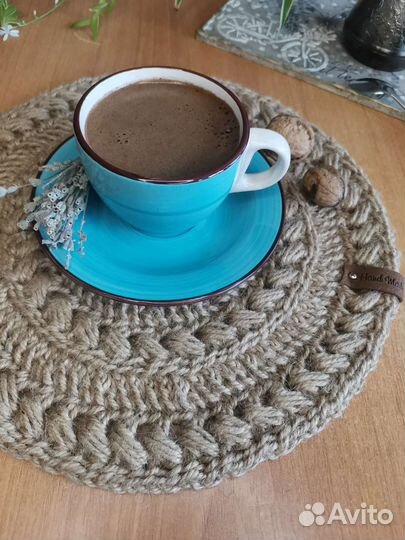 Салфетки сервировочные из джута