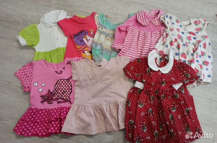 Вещи для девочки пакетом 56-68