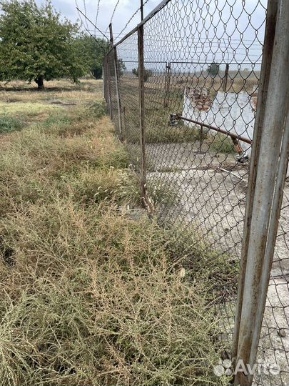 Заборные секции бу из сетки рабица