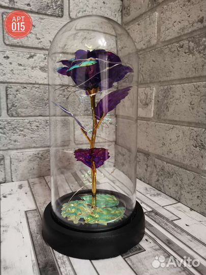 Роза в колбе