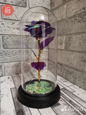 Роза в колбе