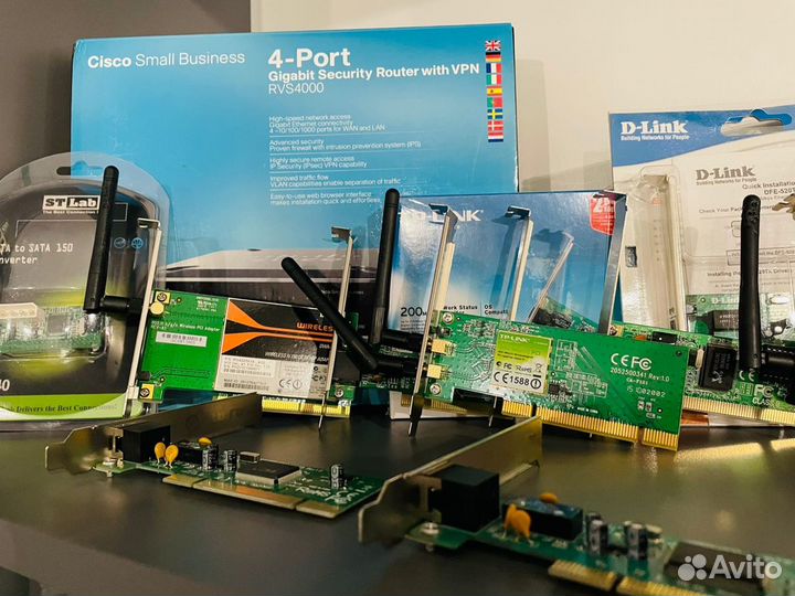 Wi-Fi и проводные сетевые адаптеры для пк