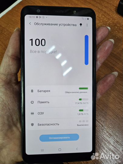 Телефон samsung A7 2018
