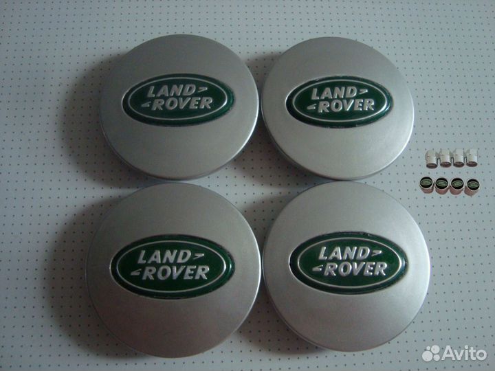 Колпачки заглушки на литые диски Land rover 62mm