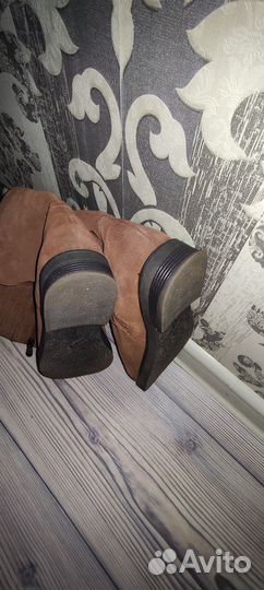 Сапоги зимние женские 36 37 натуральная замша