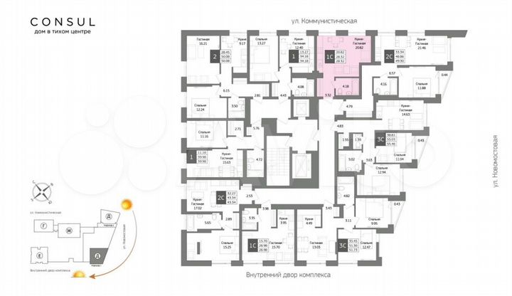 Квартира-студия, 28,3 м², 18/29 эт.