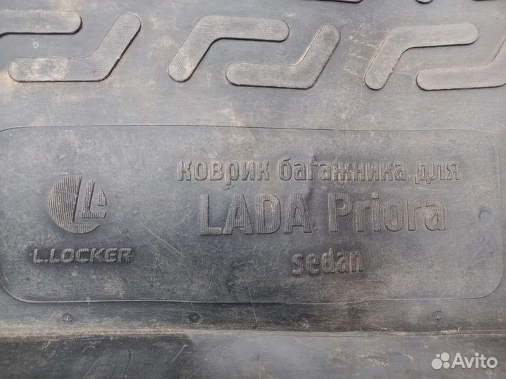 Ковёр в багажник лада приора