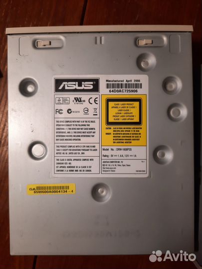 DVD-RW приводы asus и teac