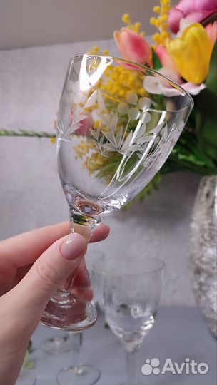 Фужеры хрустальные СССР
