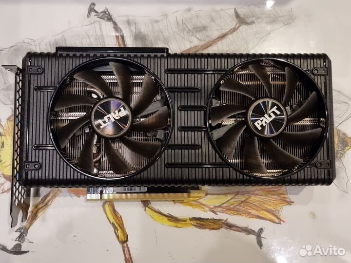 Видеокарта rtx 3060ti palit dual 8g