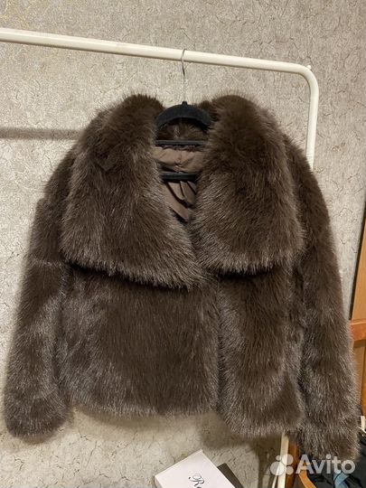 Шуба из эко меха