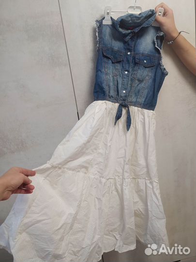 3 платья и джинсы утепленные