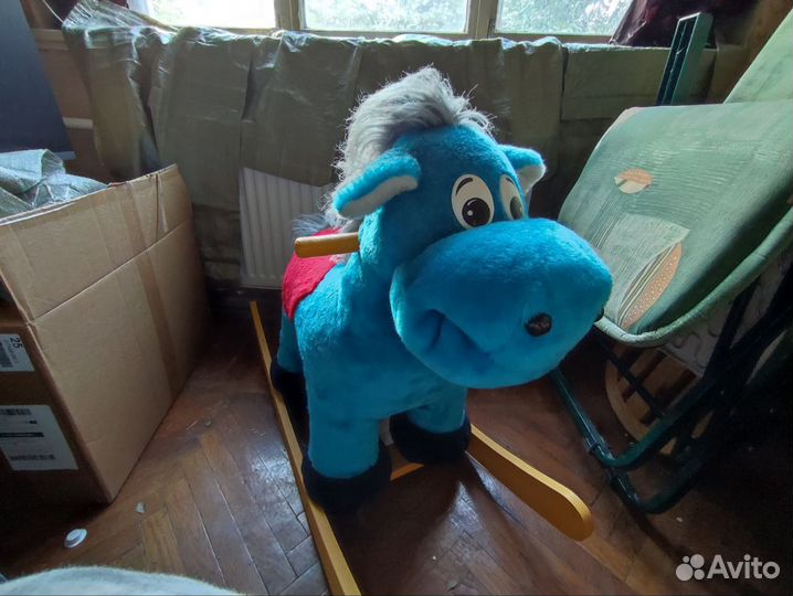 Милый ослик-качалка в добрый руки